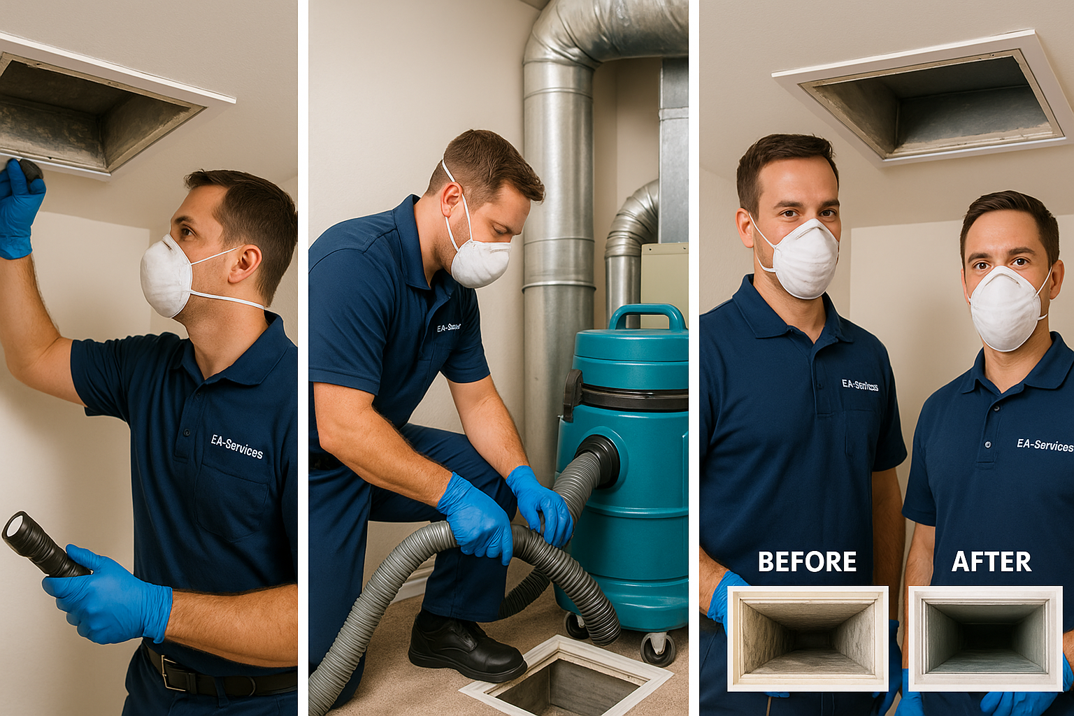Professional air duct cleaning process in North Mountain Phoenix